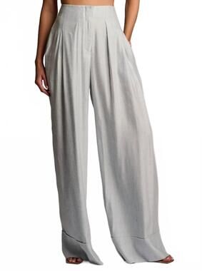 NEW HEVRON rory pant in blue chambray